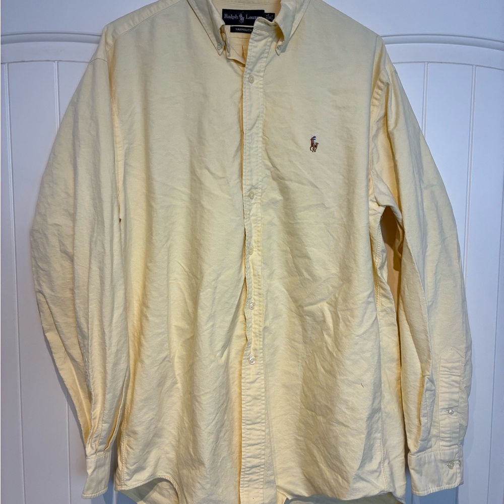 Ralph Lauren Light Yellow Yarmouth Shirt
